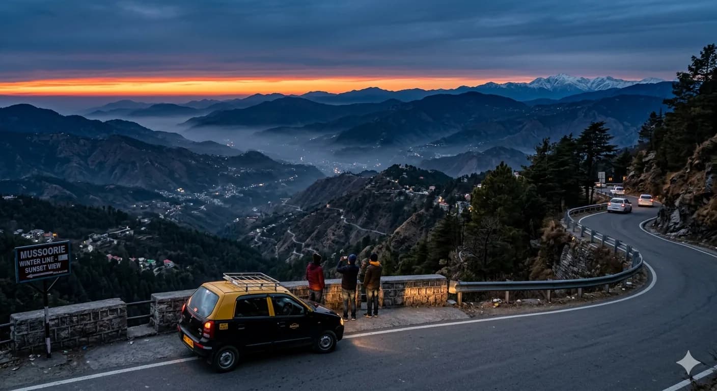 Mussoorie Winter Line & Local Taxi Restrictions: 2026 Tourist Guide